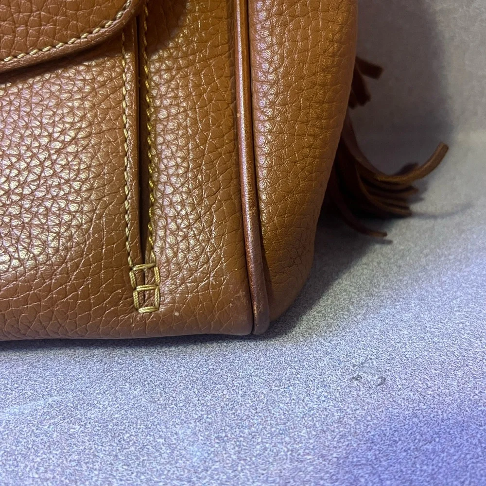 Dooney & Bourke Pebble Grain Leather Medium Pocket Satchel